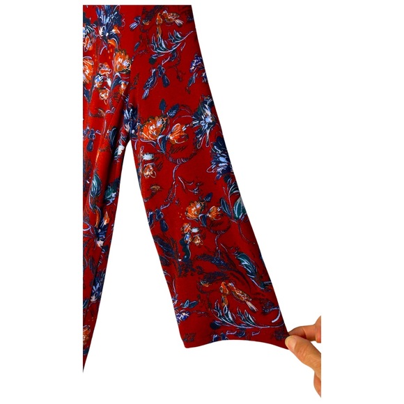 Garnet Hill Jersey Knit Swing Dress  Floral Print Tencel Jersey Knit Travel NWT - Picture 3 of 10